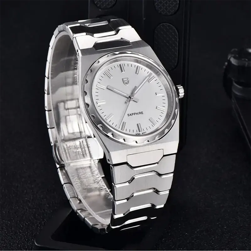 Pagani Design Super Thin Silver-tone Men's Watch- PD-YS020